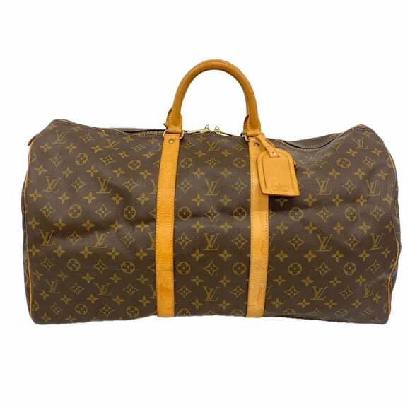 Louis Vuitton Handbags - LOUIS VUITTON Authentic Brown Monogram Keepall 55 Boston Bag